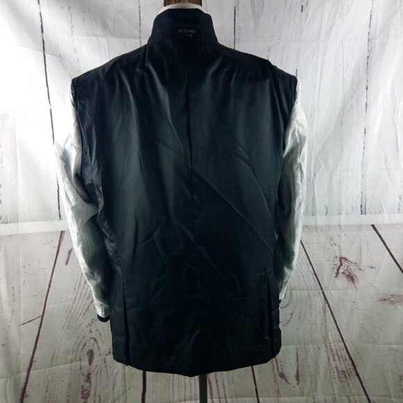 NWT AZZURO 46S 2 Button Black Suit Jacket - Picture 10 of 10